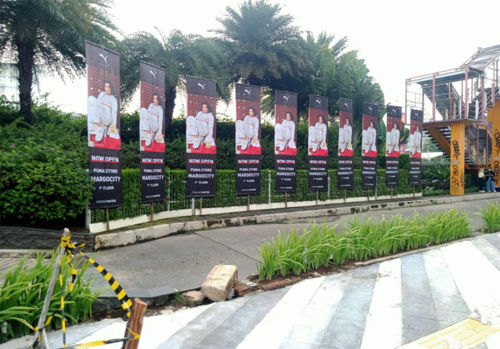 pasang t-bannner di kota Depok